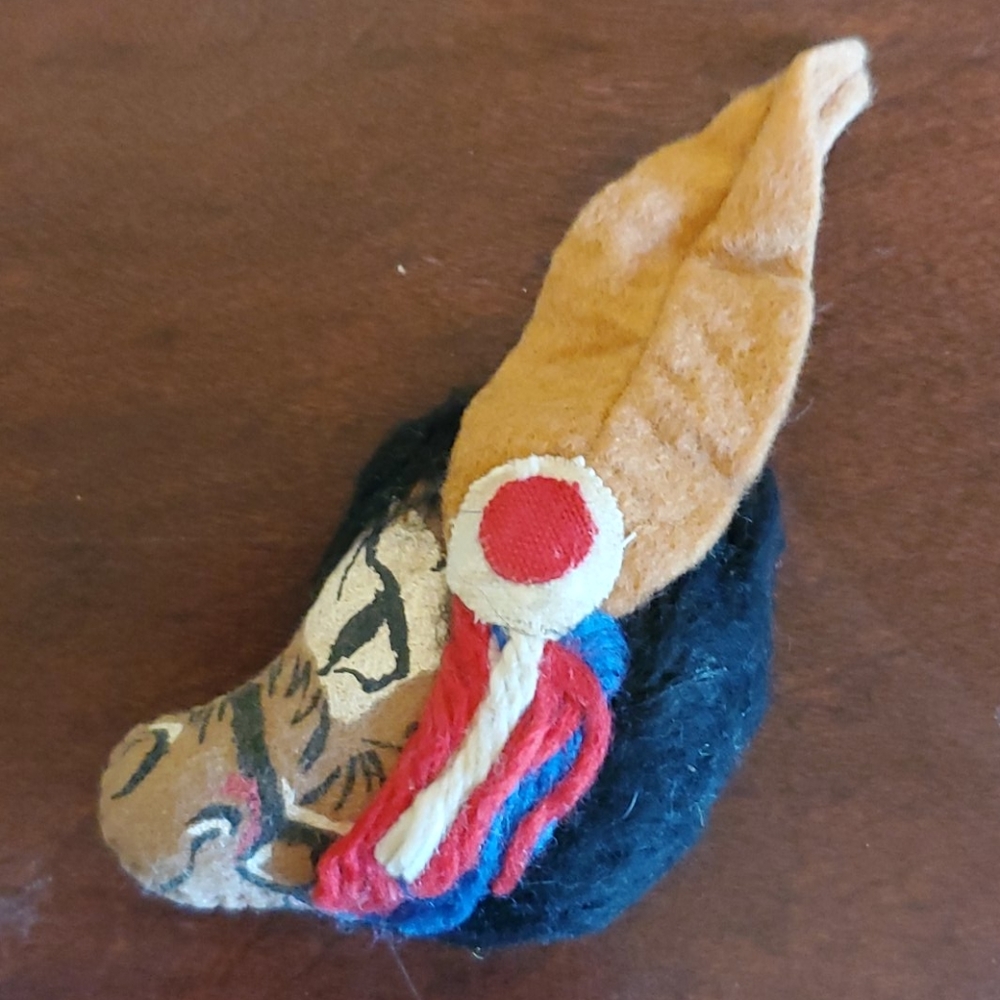 Donkey pin. Vintage 60 years old patriotic